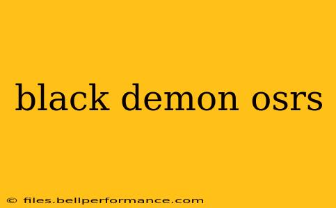 black demon osrs