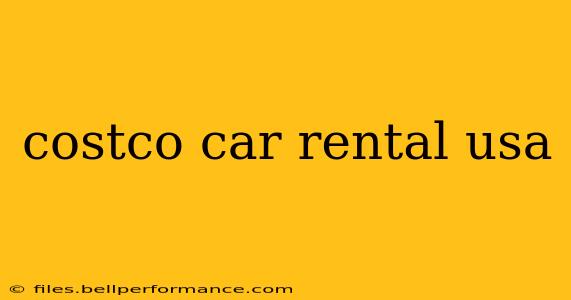 costco car rental usa