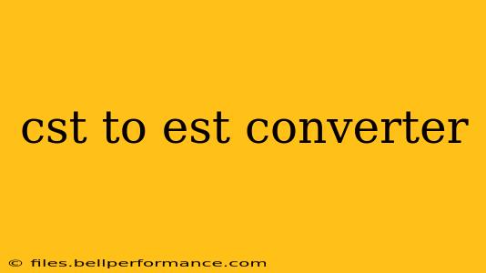 cst to est converter