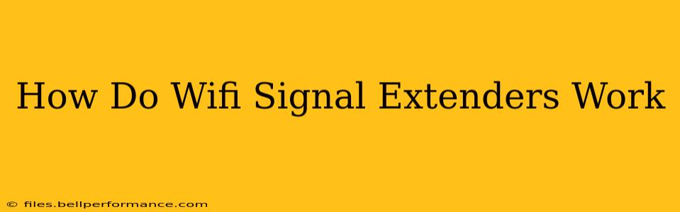 How Do Wifi Signal Extenders Work