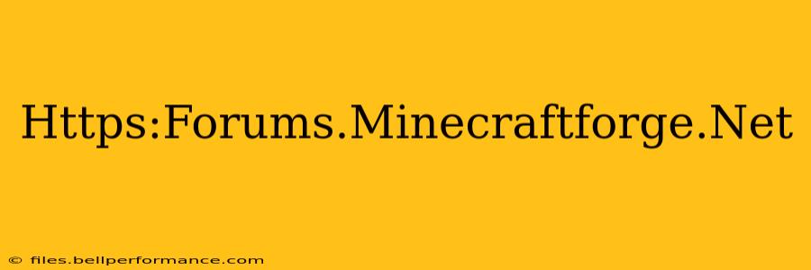 Https:Forums.Minecraftforge.Net