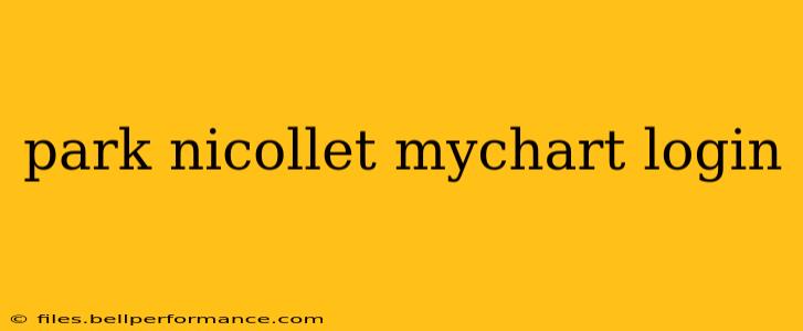 park nicollet mychart login