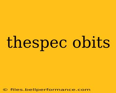 thespec obits