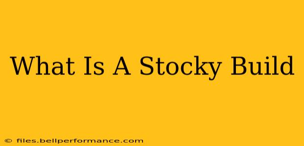 What Is A Stocky Build