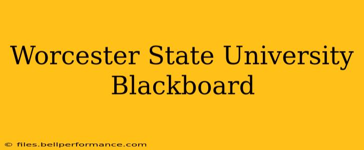 Worcester State University Blackboard